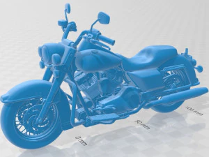 Motocykl Harley Davidson Road King Classic 2011 do wydrukowania Model do druku 3D