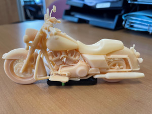 harley davidson road king classic 2011 printable motorcycle 3D Baskı Modeli