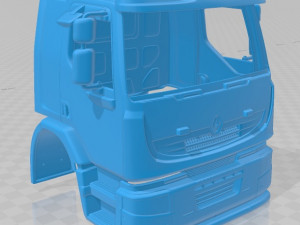 renault premium 2011 printable cabin truck 3D प्रिंट मॉडल