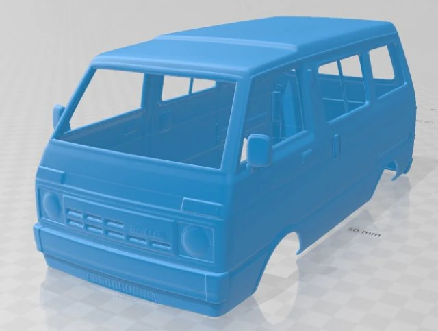 daihatsu hijet tianjin tj 110 1981 printable body van 3D Print Model .c4d .max .obj .3ds .fbx .stl .blend 