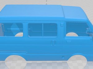 daihatsu hijet tianjin tj 110 1981 printable body van Modelo de Impressão 3D