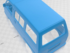 daihatsu hijet tianjin tj 110 1981 printable body van Modelo de Impressão 3D