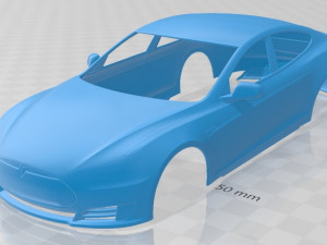 tesla model s printable body car 3D 打印模型
