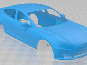 tesla model s printable body car Modelo de impresión 3D