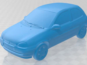 auto stampabile opel corsa b 1998 Modello di stampa 3D