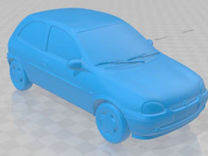 opel corsa b 1998 printable car 3D Print Model