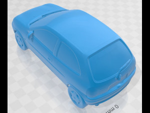 opel corsa b 1998 printable car Modelo de impresión 3D