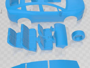 tesla model x 2017 printable car 3D Print Model