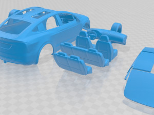 tesla model x 2017 printable car Model do druku 3D