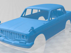 Toyota Crown S40 1962 Yazdırılabilir G&ouml;vdeli Araba 3D Baskı Modeli