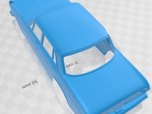 toyota crown s40 1962 printable body car 3D 프린트 모델