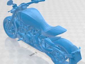 ducati x-diavel 2016 printable motorcycle Model Cetak 3D