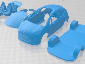 citroen c3 2010 printable car 3D प्रिंट मॉडल