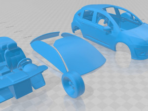 citroen c3 2010 printable car Modèles 3D en vedette