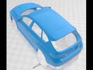 subaru impreza wrx sti 2010 printable body car 3D Print Model