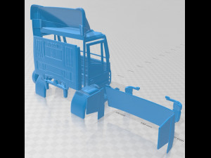 iveco euro cargo box 2013 printable cabin truck 3D Print Model