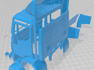 iveco euro cargo box 2013 printable cabin truck 3D Print Model