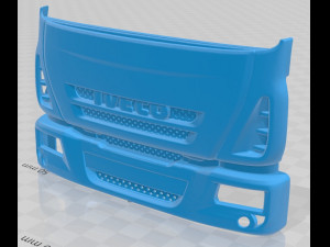 iveco euro cargo box 2013 printable cabin truck 3D Print Model