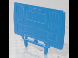 iveco euro cargo box 2013 printable cabin truck 3D Print Model