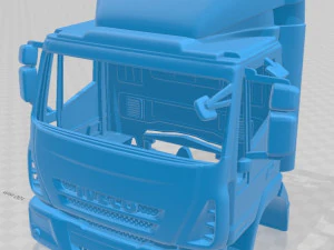 iveco euro cargo box 2013 printable cabin truck 3D Print Model