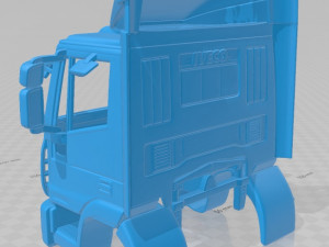 iveco euro cargo box 2013 printable cabin truck 3D Druckmodell