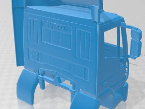 iveco euro cargo box 2013 printable cabin truck 3D Print Model