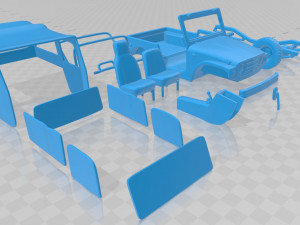 suzuki jimny 1970 printable car Modelo de Impressão 3D