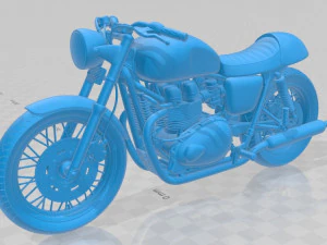Triunfo Bonneville Café Racer Motocicleta Para Imprimir Modelo de Impressão 3D
