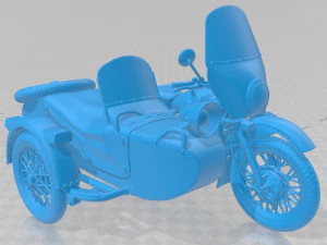 ural m67-36-p 1976 printable motorcycle 3D Print Model