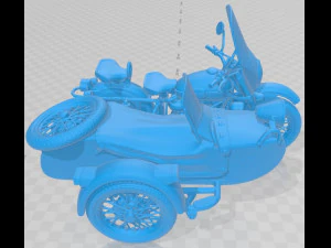 ural m67-36-p 1976 printable motorcycle 3D Print Model