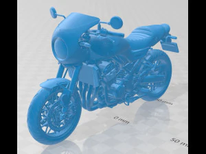 kawasaki z900rs 2019 yazdırılabilir motosiklet 3D Baskı Modeli