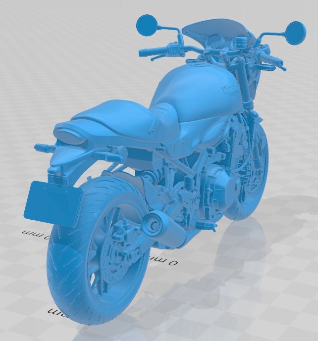 kawasaki z900rs 2019 printable motorcycle 3D-Druckmodell in 