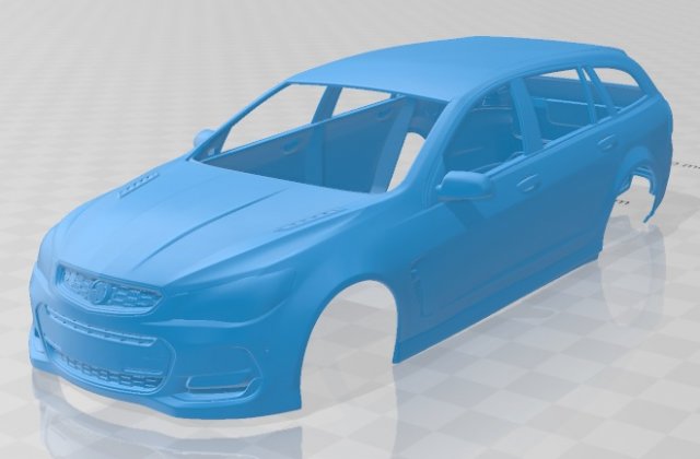 holden commodore vf sportwagon ss v redline 2015 printable body car 3D Baskı Modeli .c4d .max .obj .3ds .fbx .stl .blend 