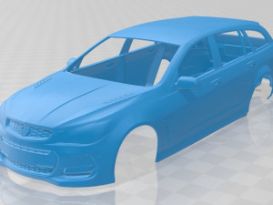 holden commodore vf sportwagon ss v redline 2015 printable body car Modèles 3D en vedette