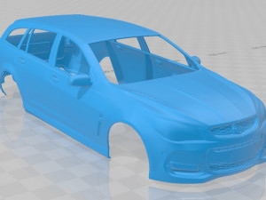 holden commodore vf sportwagon ss v redline 2015 printable body car 3D Baskı Modeli