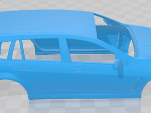 holden commodore vf sportwagon ss v redline 2015 printable body car 3D Baskı Modeli