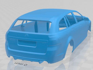 holden commodore vf sportwagon ss v redline 2015 printable body car 3D Baskı Modeli