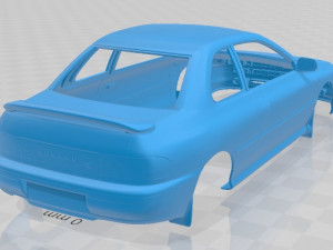 subaru impreza coupe 1995 printable body car 3Dプリントモデル