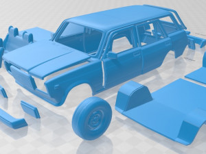 vaz lada zhiguli 21041 - 2006 printable car 3D 프린트 모델