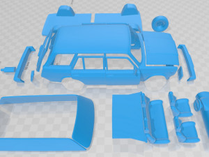 vaz lada zhiguli 21041 - 2006 printable car Modèles 3D en vedette
