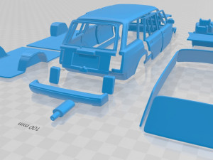 vaz lada zhiguli 21041 - 2006 printable car Modèles 3D en vedette