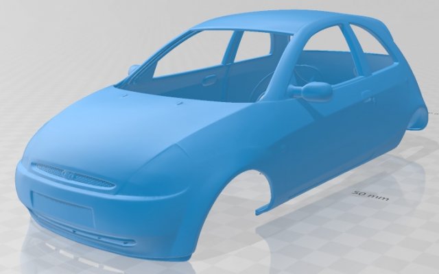 ka 2003 printable body car Modèles 3D en vedette .c4d .max .obj .3ds .fbx .stl .blend 