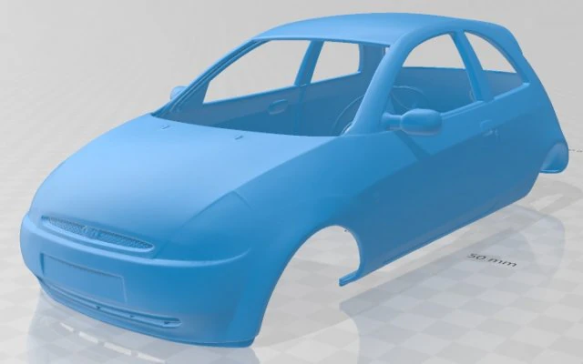 ka 2003 printable body car 3D Print Model .c4d .max .obj .3ds .fbx .stl .blend
