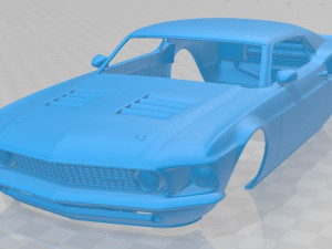 mustang mach 40 printable body car Modelo de Impressão 3D