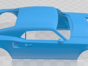 mustang mach 40 printable body car Modelo de Impressão 3D