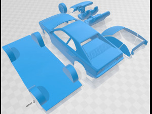 ferrari mondial 8 1980 printable car Modello di stampa 3D