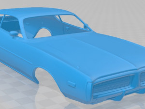 charger 1972 printable body car 3D-Druckmodell