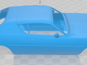 charger 1972 printable body car 3D-Druckmodell