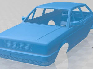 volkswagen voyage 1992 printable body car 3D Print Model