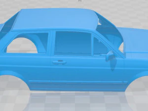 volkswagen voyage 1992 printable body car 3D Print Model